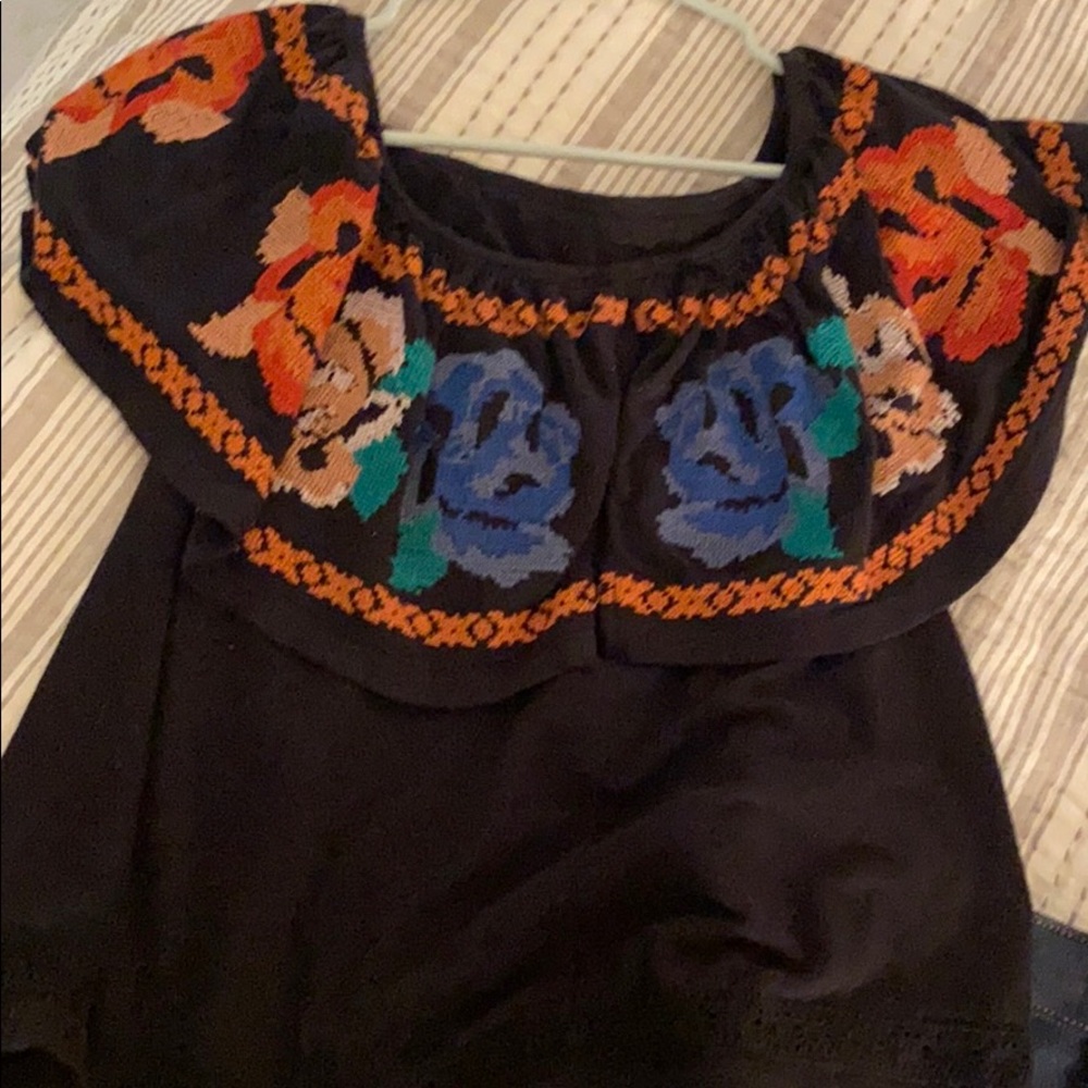 Western denim jeans and cute top